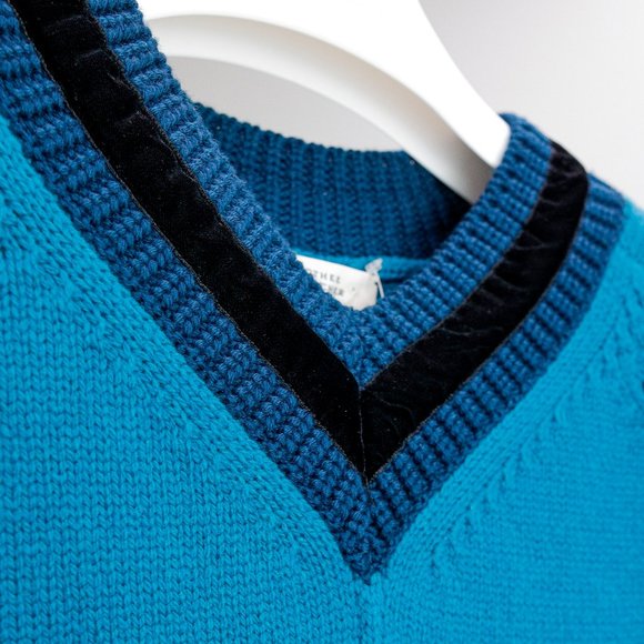 Dorothee Schumacher Teal V-Neck Vest - Picture 4 of 9